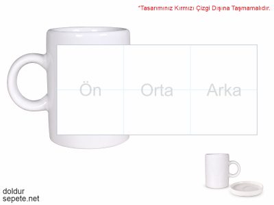 Kişiye Özel Baskılı Kahve Fincanı