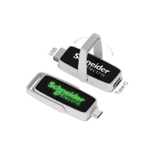 221520-32 AHLAT GÜMÜŞ 32 GB TYPE-C OTG IŞIKLI USB BELLEK