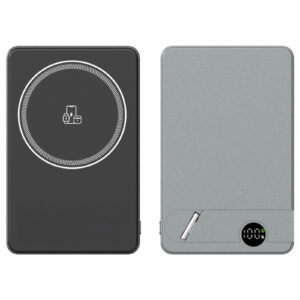 225601 KİLYOS 10.000 MAH SİYAH MAGSAFE ve WIRELESS STANDLI POWERBANK