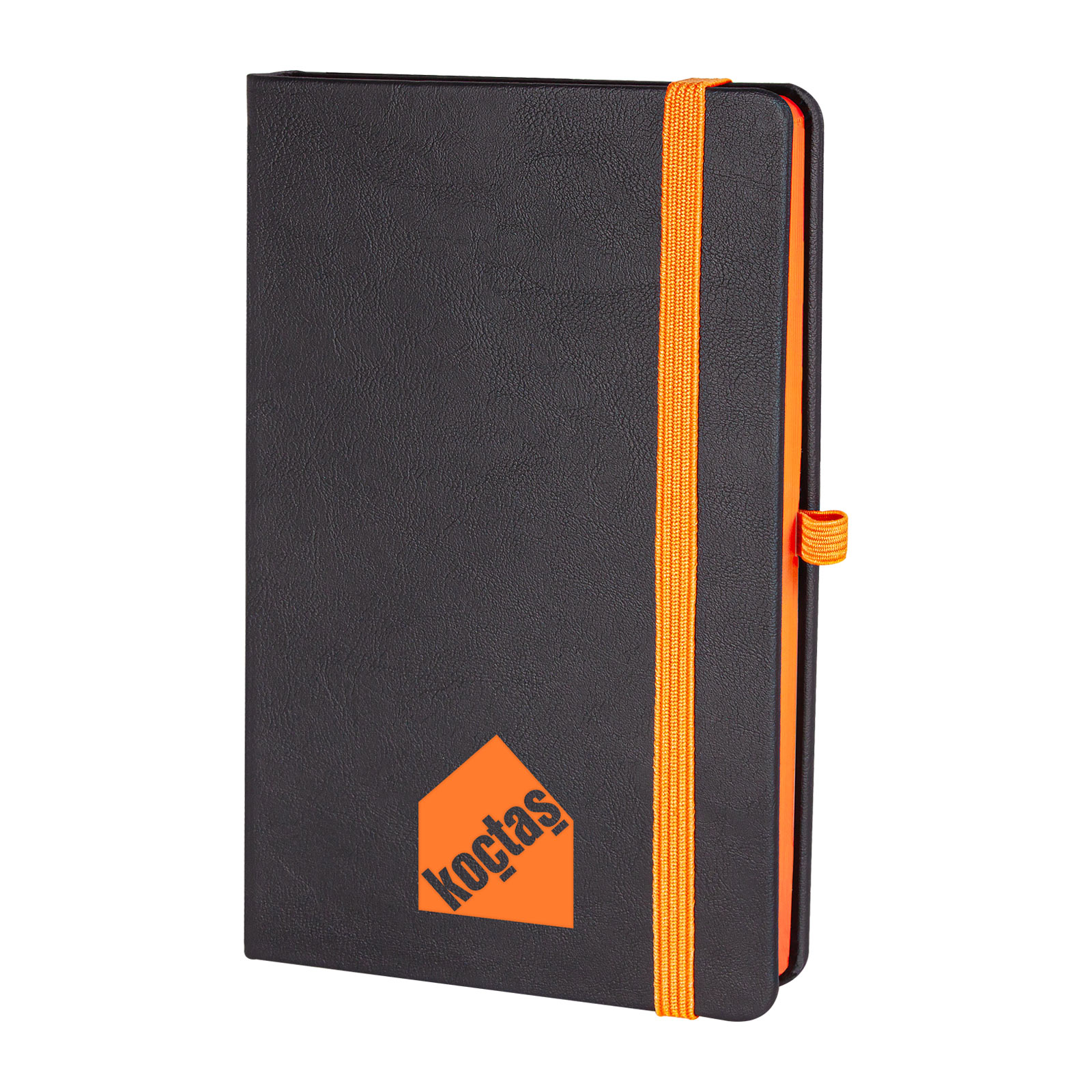 301616 TUNALI TURUNCU TARİHSİZ DEFTER (13X21 CM)