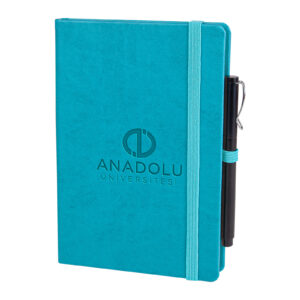 302923 KALECİK TURKUAZ TARİHSİZ DEFTER (13X21 CM)