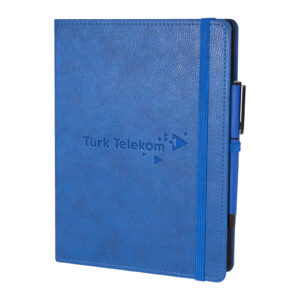 303105 SÖĞÜTÖZÜ LACİVERT SPİRALLİ TARİHSİZ DEFTER (17X24 CM)