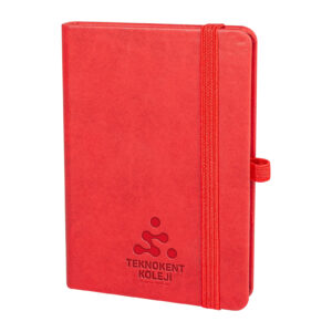 303704 İNCEK KIRMIZI TARİHSİZ DEFTER (9X14 CM)