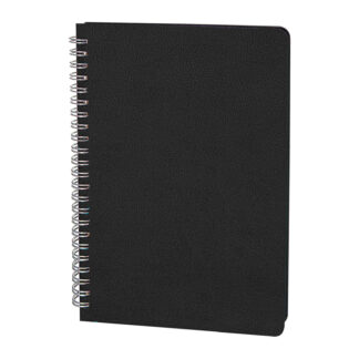 306201 AKYURT SİYAH SPİRALLİ TARİHSİZ DEFTER (13X21 CM)