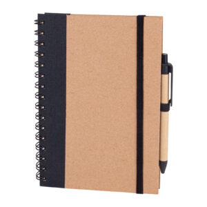306301 PURSAKLAR SİYAH SPİRALLİ TARİHSİZ DEFTER (15X21 CM)