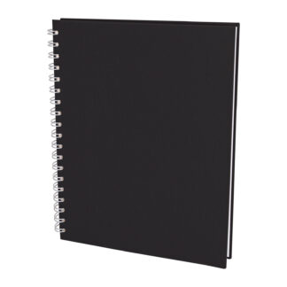 307801 SEĞMENLER SİYAH KARELİ SPİRALLİ TARİHSİZ DEFTER (19X25 CM)