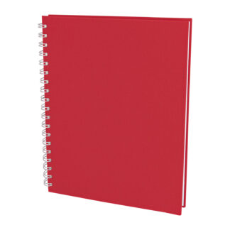 307804 SEĞMENLER KIRMIZI KARELİ SPİRALLİ TARİHSİZ DEFTER (19X25 CM)