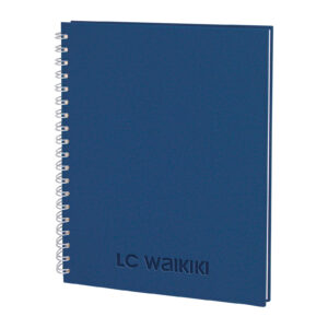 307805 SEĞMENLER LACİVERT KARELİ SPİRALLİ TARİHSİZ DEFTER (19X25 CM)