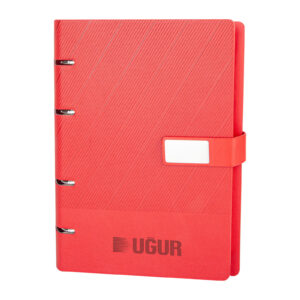 309204 BİRLİK KIRMIZI ORGANİZER AJANDA (17_5x22_5CM)