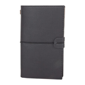 310001 KUĞULU SİYAH TARİHSİZ DEFTER (11_5X20 CM)