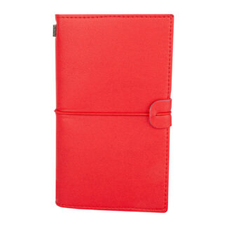 310004 KUĞULU KIRMIZI TARİHSİZ DEFTER (11_5X20 CM)