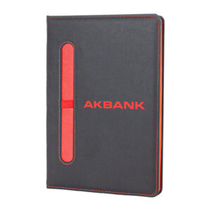 310404 EYMİR KIRMIZI TARİHSİZ DEFTER (15x21 CM)