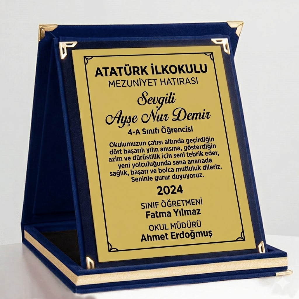 Lacivert kadife albüm