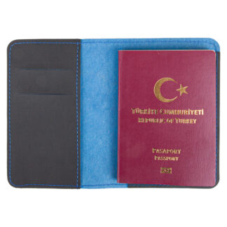 460105 PASAPORTLUK LACİVERT DERİ