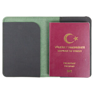 460110 PASAPORTLUK YEŞİL DERİ