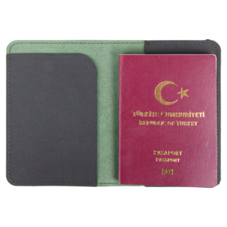 460110 PASAPORTLUK YEŞİL DERİ