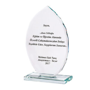 486931 ULAŞ KRİSTAL PLAKET