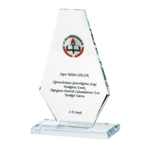487331 YAMAN KRİSTAL PLAKET