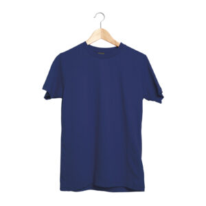 488705-XXL GARDENYA LACİVERT XXL SIFIR YAKA TİŞÖRT