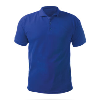 488926-S AÇELYA SAKS MAVİ S POLO YAKA TİŞÖRT