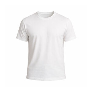 490202-XXL NERGİS BEYAZ SIFIR YAKA TİŞÖRT XXL