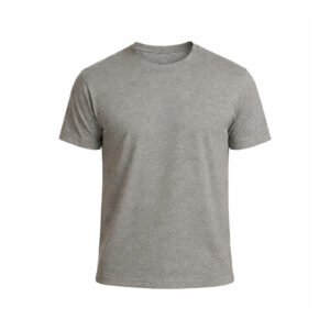 490222-XXL NERGİS GRİ SIFIR YAKA TİŞÖRT XXL