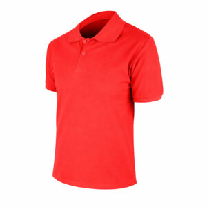 498504-L BEGONYA KIRMIZI L POLO YAKA TİŞÖRT