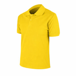 498506-S BEGONYA SARI S POLO YAKA TİŞÖRT