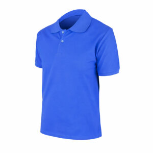 498526-M BEGONYA SAKS MAVİ M POLO YAKA TİŞÖRT