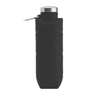 794001 AYDENİZ SİYAH 700 ML KATLANABİLİR SİLİKON MATARA