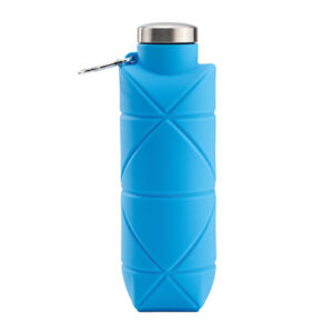 794005 AYDENİZ MAVİ 700 ML KATLANABİLİR SİLİKON MATARA