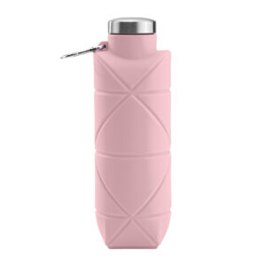 794013 AYDENİZ PEMBE 700 ML KATLANABİLİR SİLİKON MATARA