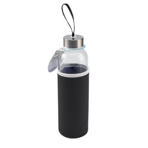 796301 LADOGA SİYAH 550 ML CAM MATARA