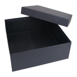 877001 SEDİR SİYAH GEÇME KAPAK KUTU (30X30X10 CM)