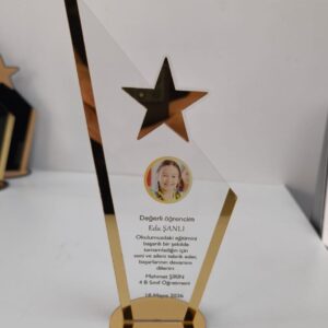 Şeffaf Pleksi Plaket Modeli