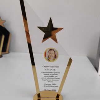 Şeffaf Pleksi Plaket Modeli