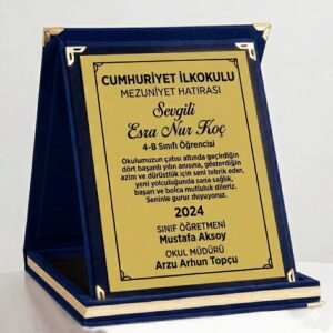 Lacivert albüm plaket modelleri
