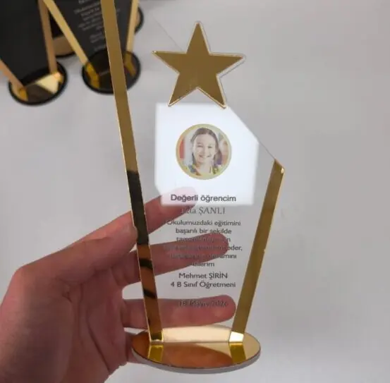 Şeffaf Pleksi Plaket